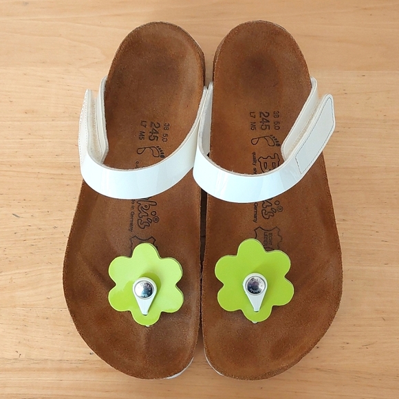 Birkenstock Shoes - Birkis Original Tofino Flowers Birko Flor Sandals